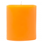 Orange Twist 3x3 Pillar Candles