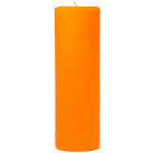 Orange Twist 3x9 Pillar Candles