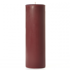 Leather Pipe and Woods 2x6 Pillar Candles