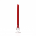 Traditional Cranberry Taper Candle Classic 10 Inch
