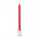 Rose Mauve Taper Candle Classic 10 Inch