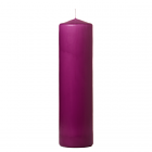 3x11 Lilac Pillar Candles Unscented