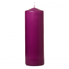 3x9 Lilac Pillar Candles Unscented