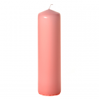 3x11 Pink Pillar Candles Unscented