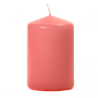 3x4 Pink Pillar Candles Unscented