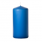 3x6 Colonial Blue Pillar Candles Unscented