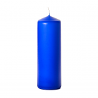 3x9 Royal Blue Pillar Candles Unscented