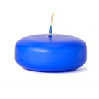 Royal Blue Floating Candles Small Disk