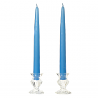 Unscented 10 Inch Colonial Blue Tapers Pair