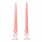 Unscented 10 Inch Pink Tapers Pair