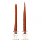 Unscented 10 Inch Terracotta Tapers Pair