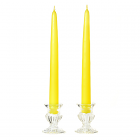 Unscented 10 Inch Yellow Tapers Pair