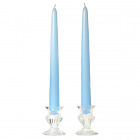 Unscented 12 Inch Light Blue Tapers Pair