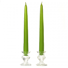 Unscented 12 Inch Lime Green Tapers Pair