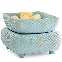 Candle Warmer and Dish Chevron