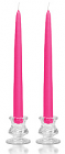 Unscented 12 Inch Hot Pink Tapers Dozen