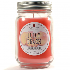 Pint Mason Jar Candle Juicy Peach