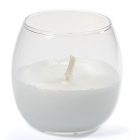 White Votive in Optic Cup